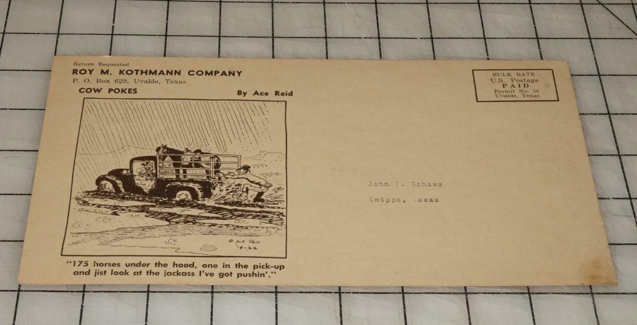 Livestock Sales Weekly Report from Uvalde, Texas Livestock Sales Co. August 1962