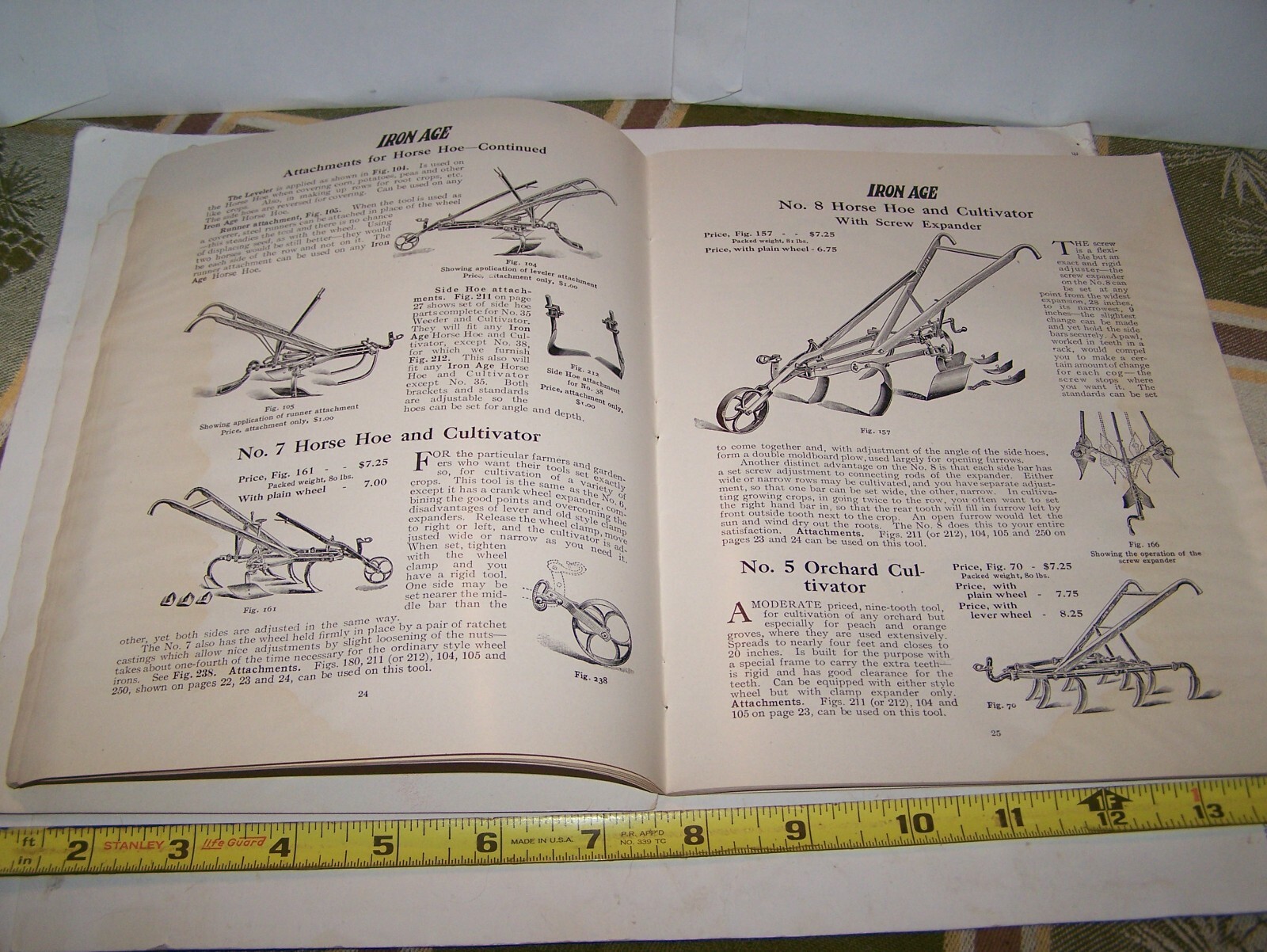 IRON AGE 1910 Full Line Sales Catalog Cultivator Plow Planter Farm Garden NICE!