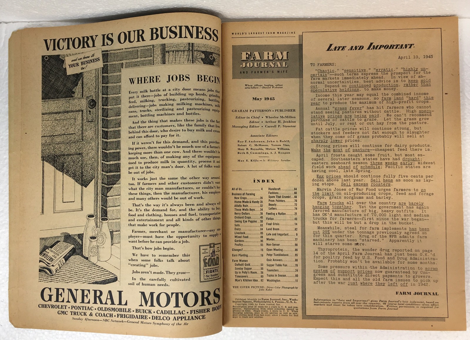 FARM JOURNAL and FARMERS WIFE MAGAZINE — MAy, 1945