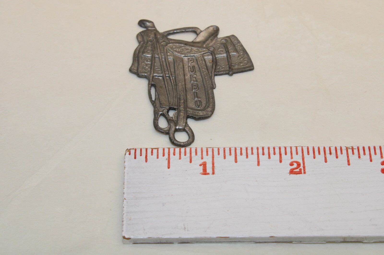 Frazier Pueblo Saddles Watch FOB Advertising Antique Vintage Western Saddle