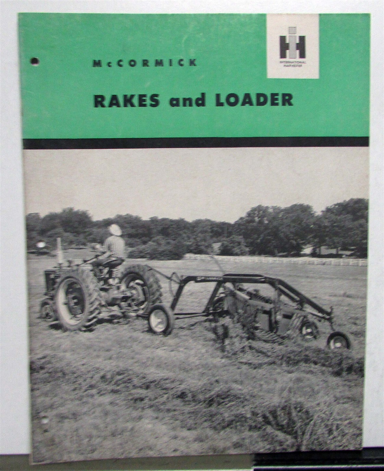 1953 International Harvester Rakes & Loader Specs Agriculture Sale Brochure