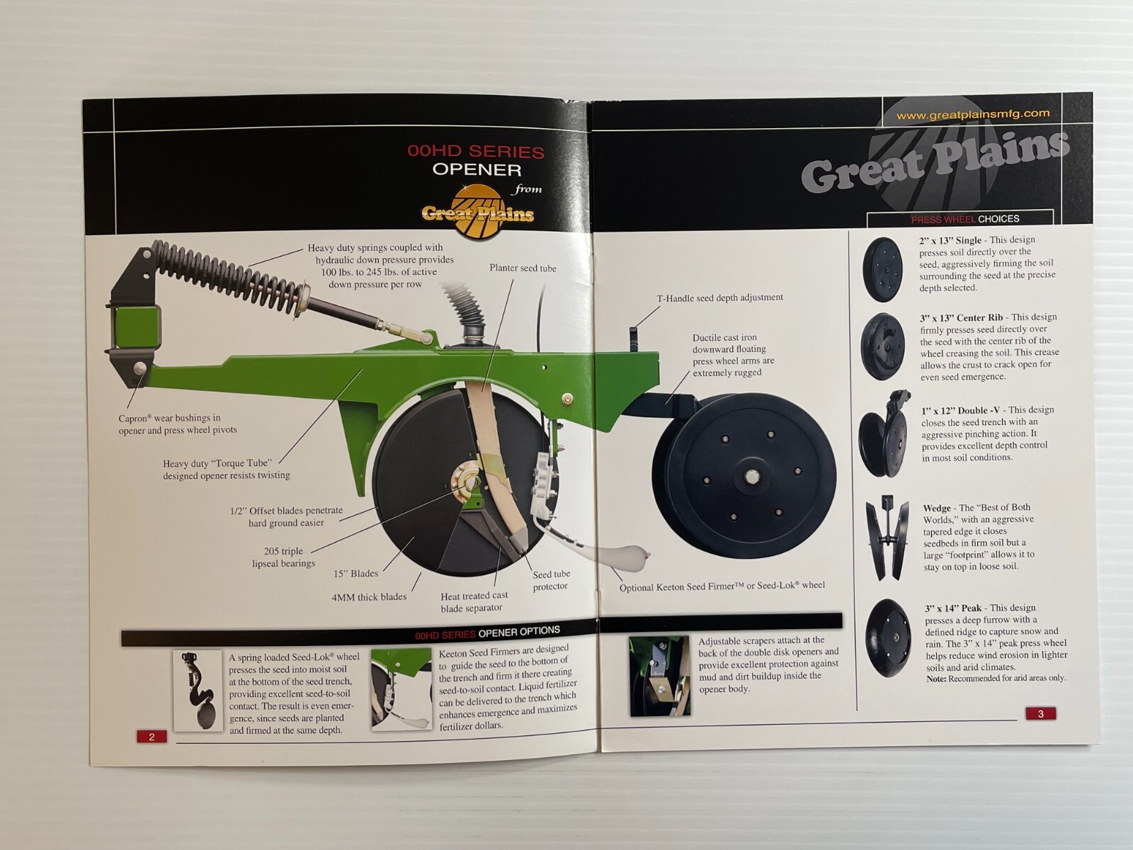 Great Plains- HD Drills / OOHD Drills – Sales Brochure *Original 2000s Brochure*