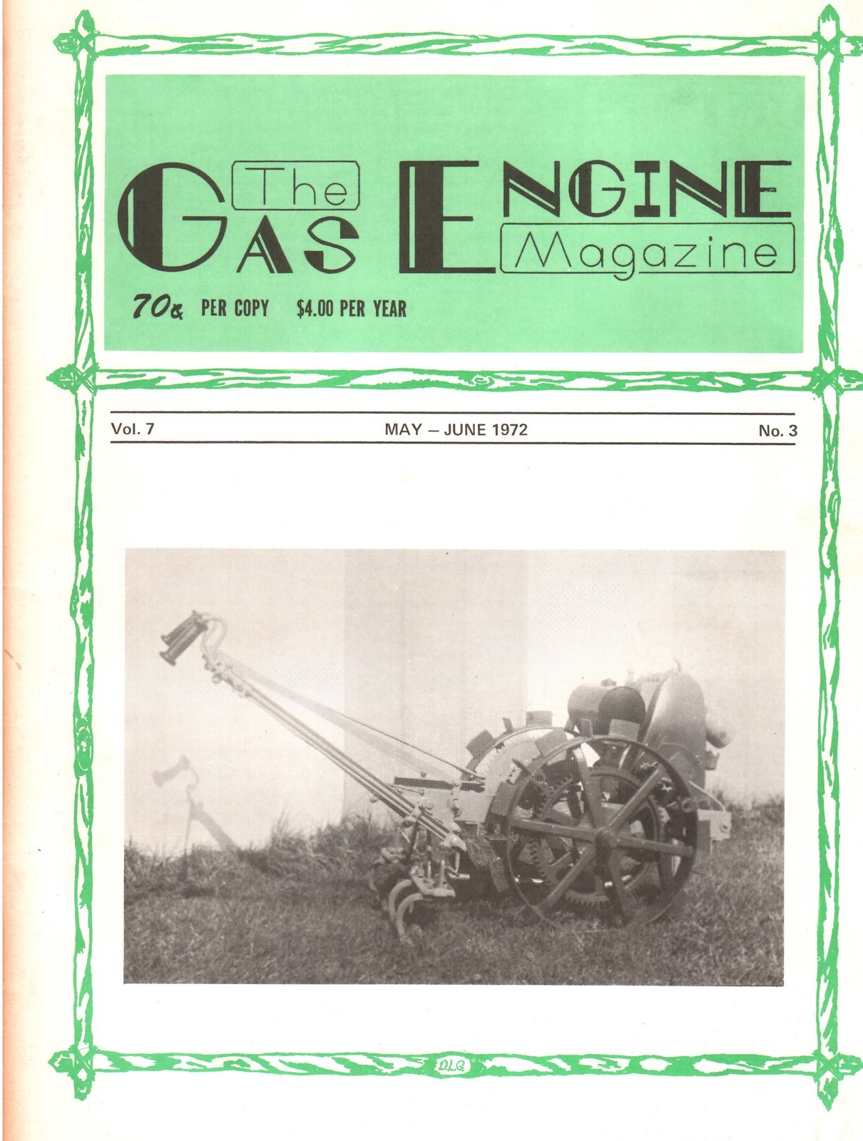 1972 Gas Engine magazine, 6HP Ellis Engine, John & Earl Stoltz, Bessemer, Angola