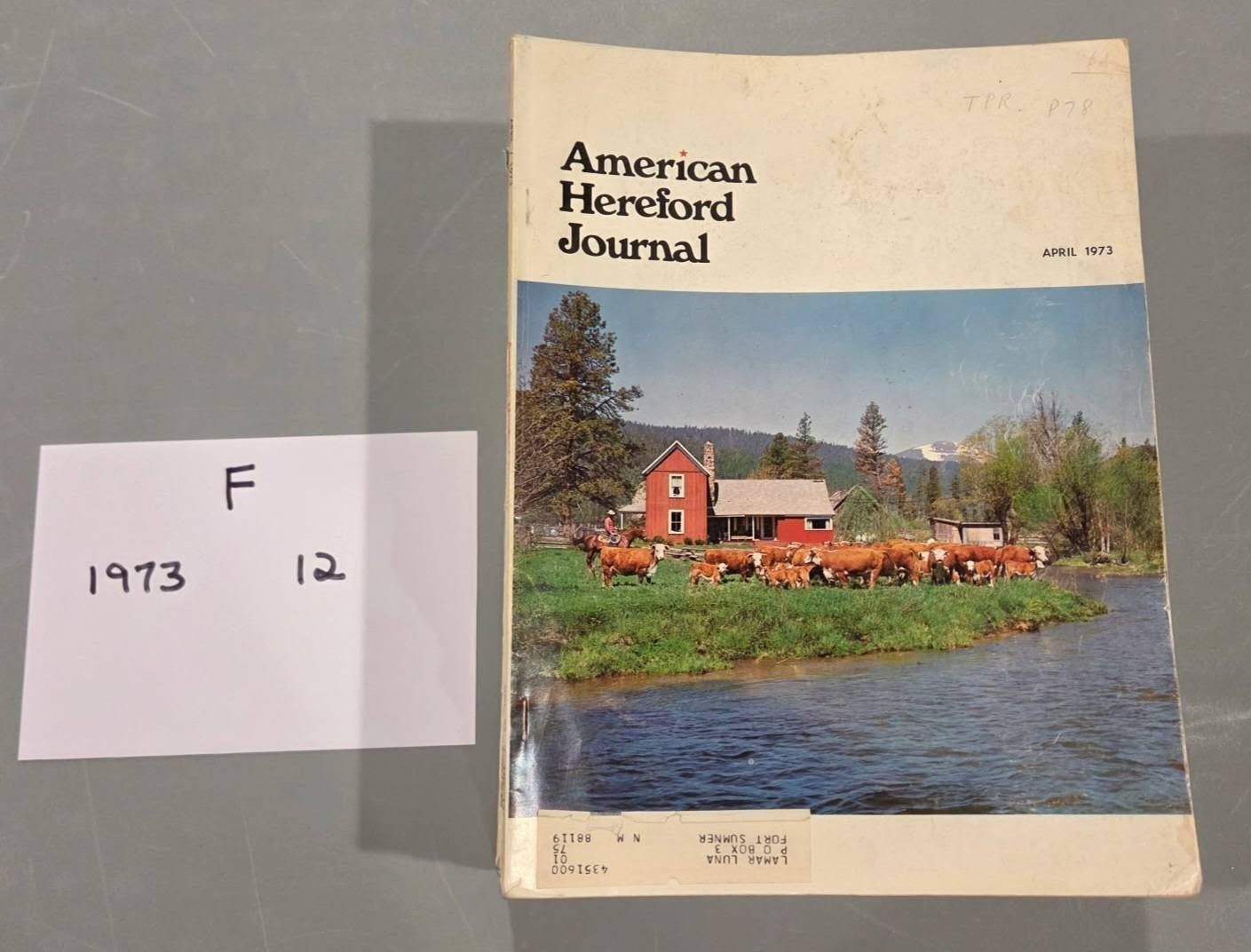 VINTAGE HEREFORD JOURNALS 1950-2001