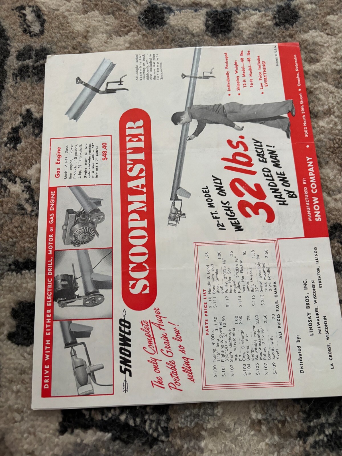 Snowco Scoopmaster Brochure FCCA25