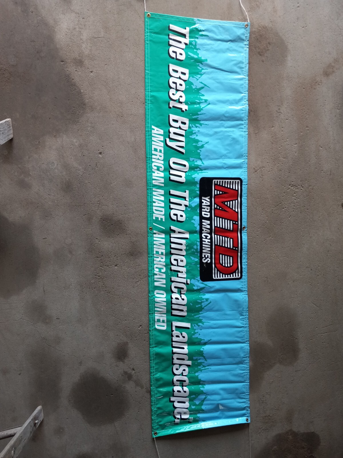 White Outdoors and MTD banners and poster