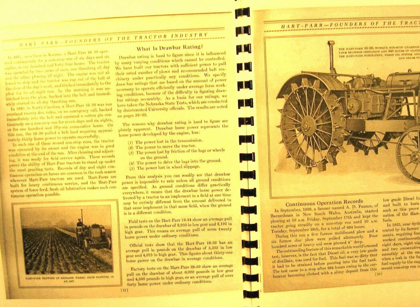 1923 Hart-Parr Sales Manual All of the New Models as well as the old 67 Pgs.