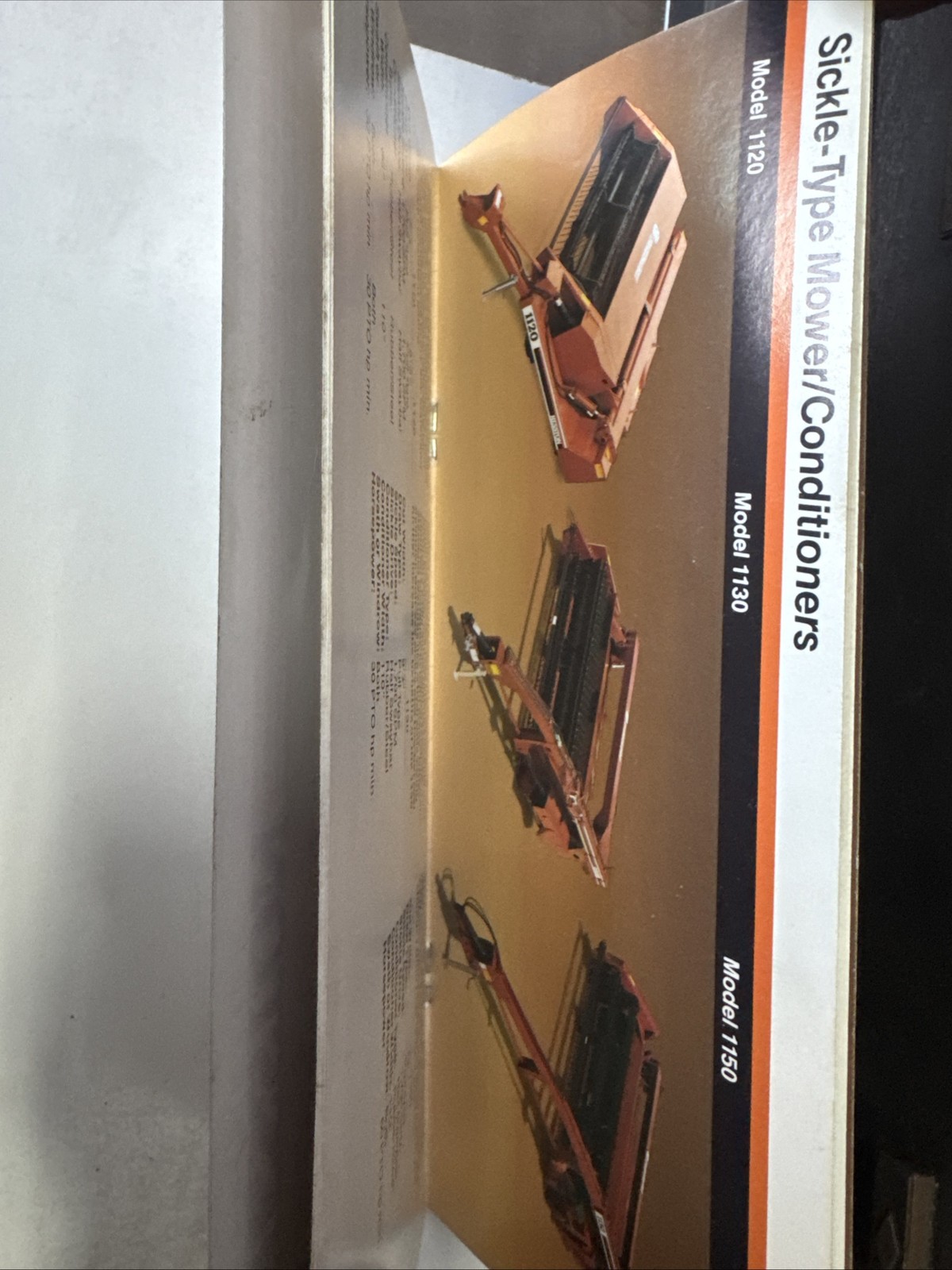 Vintage HESSTON The Prime Line Brochure 32 page White Farm Equipment Oliver