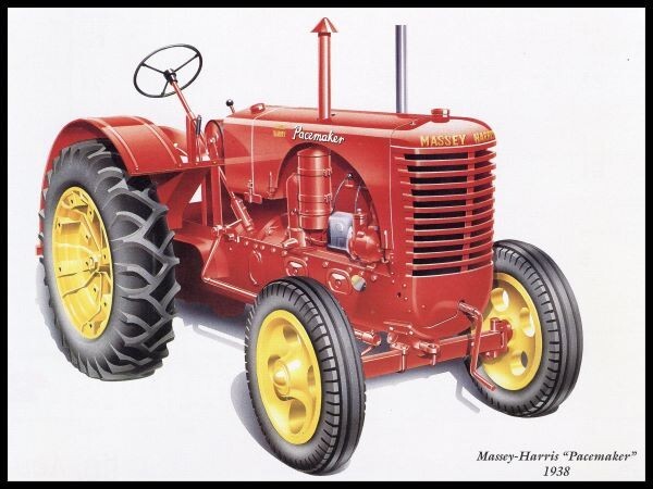 1938 Massey Harris Pacemaker Tractor NEW METAL SIGN: 12×16 Free Shipping
