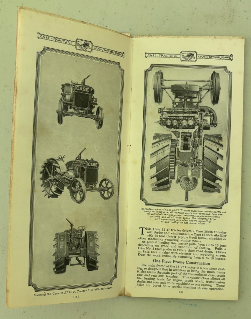 Case Kerosene Tractor & Grand Detour Plows Brochure DCPA26
