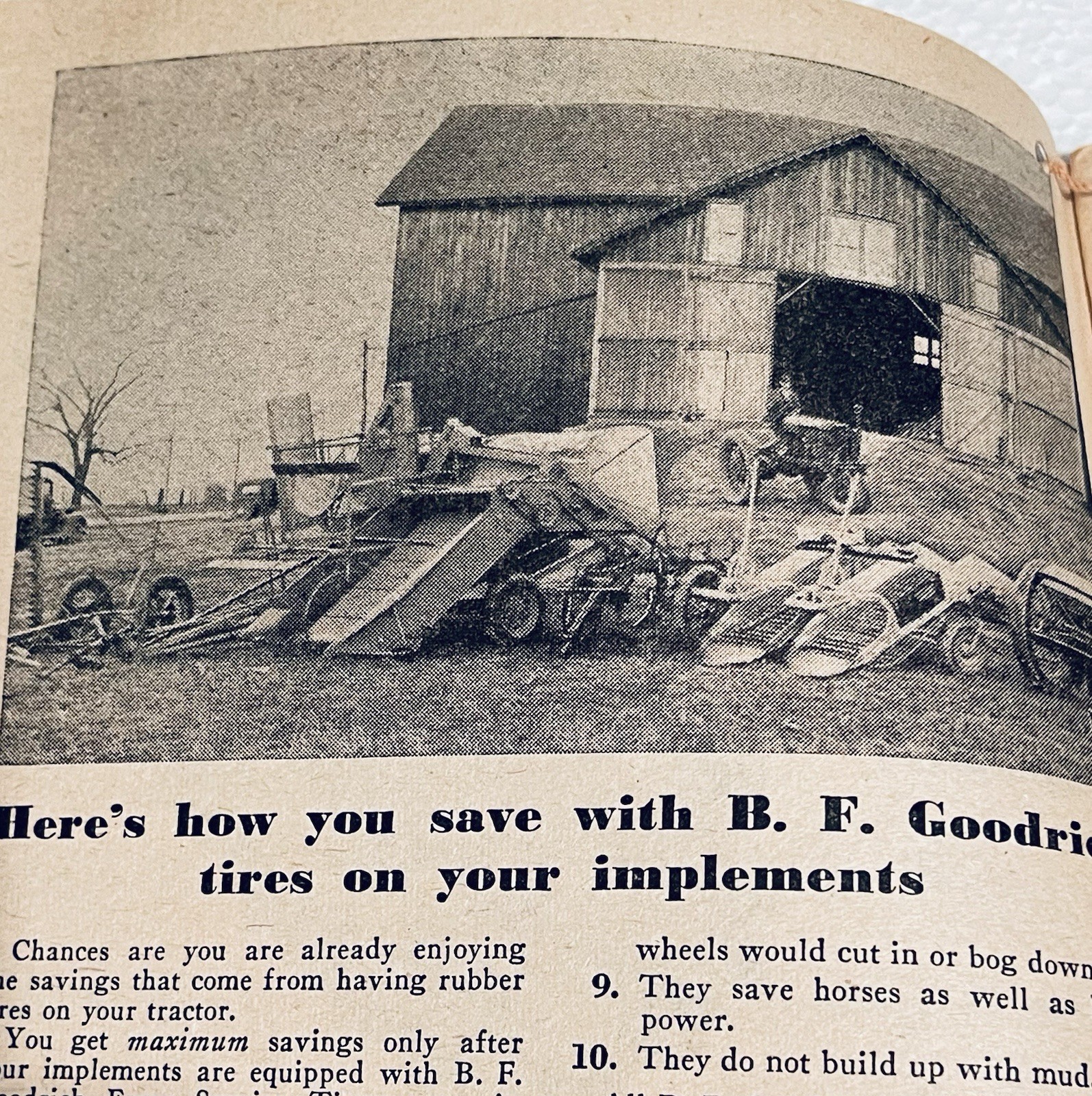 1945 B F Goodrich Farmer’s Handbook And Almanac Booklet