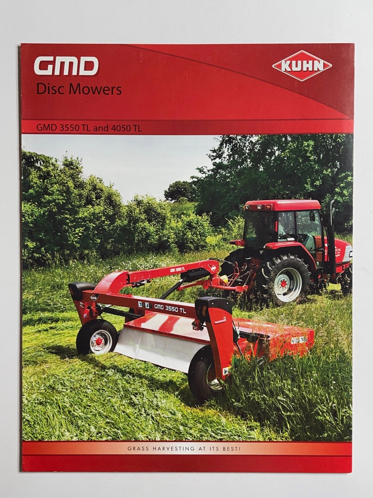 Kuhn GMB 3550 TL and 4050 TL Disc Mowers – Sales Brochure *Showroom Dealer Item*