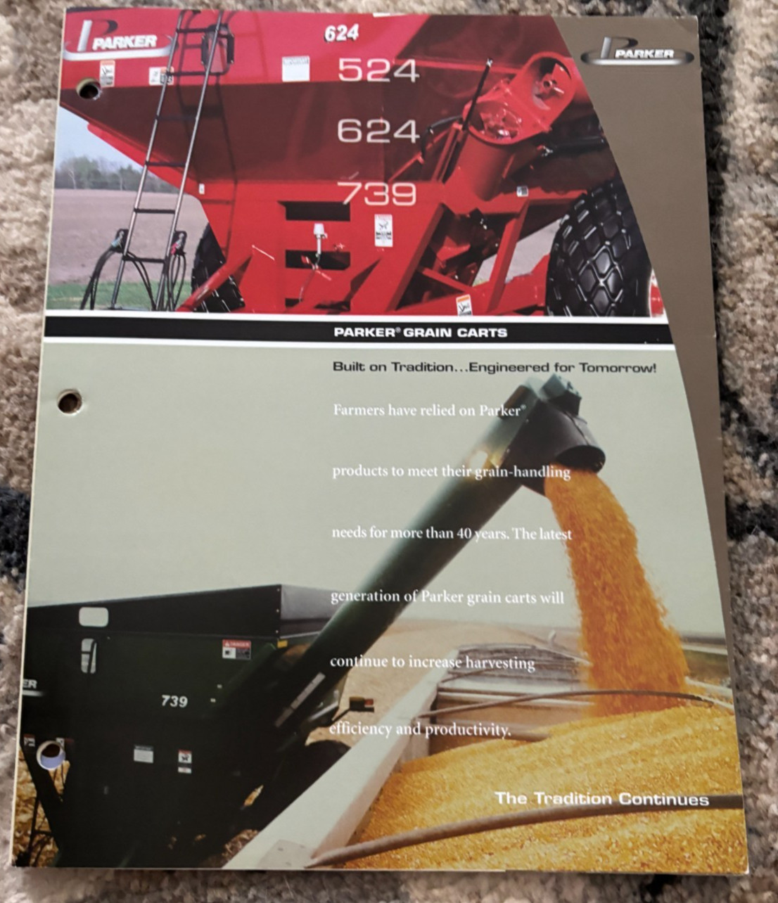 Parker 524 624 739 Grain Cart Brochure FCCA