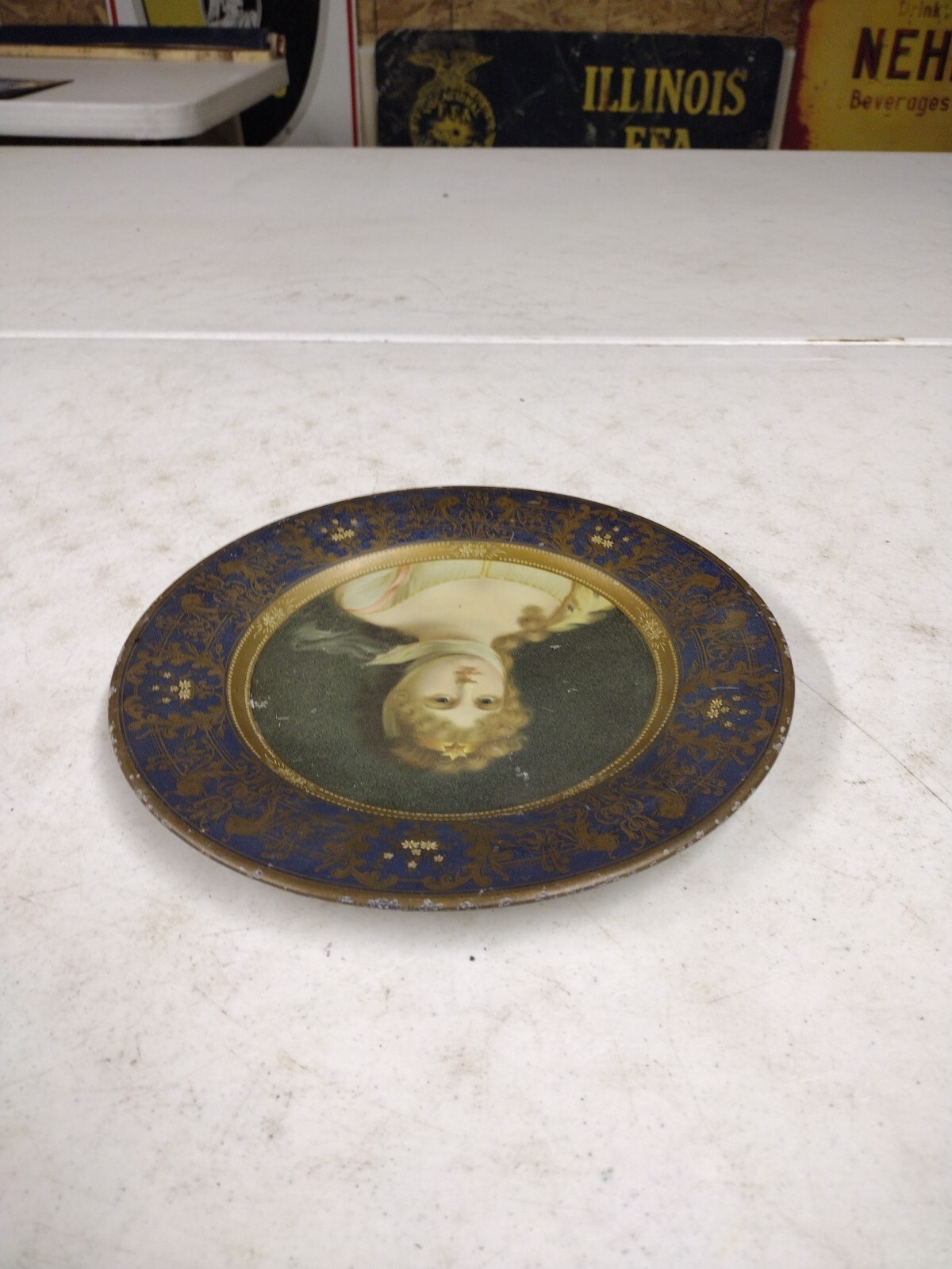 Antique Emerson-Newton Co. Kansas City MO Implement Advertising Vienna Art Plate
