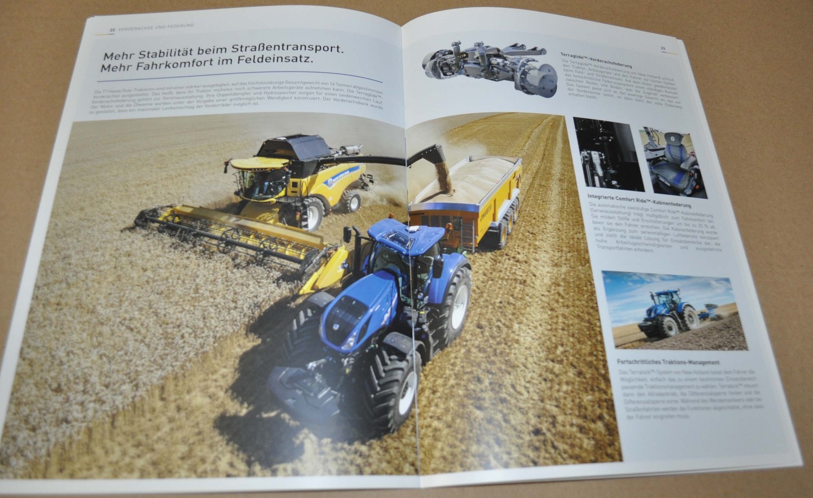 2015 2016 New Holland T7 Heavy Series Tractor Brochure Prospekt DE