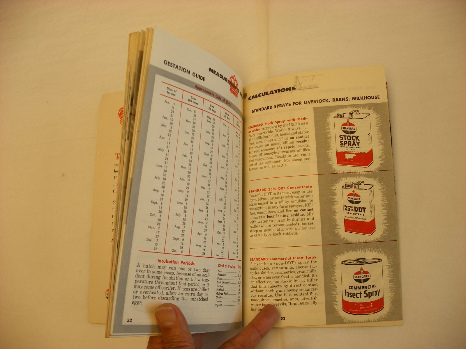 Vtg Oil & Gas Advertising – 1955 Standard Oil Farm Tractor Machinery
