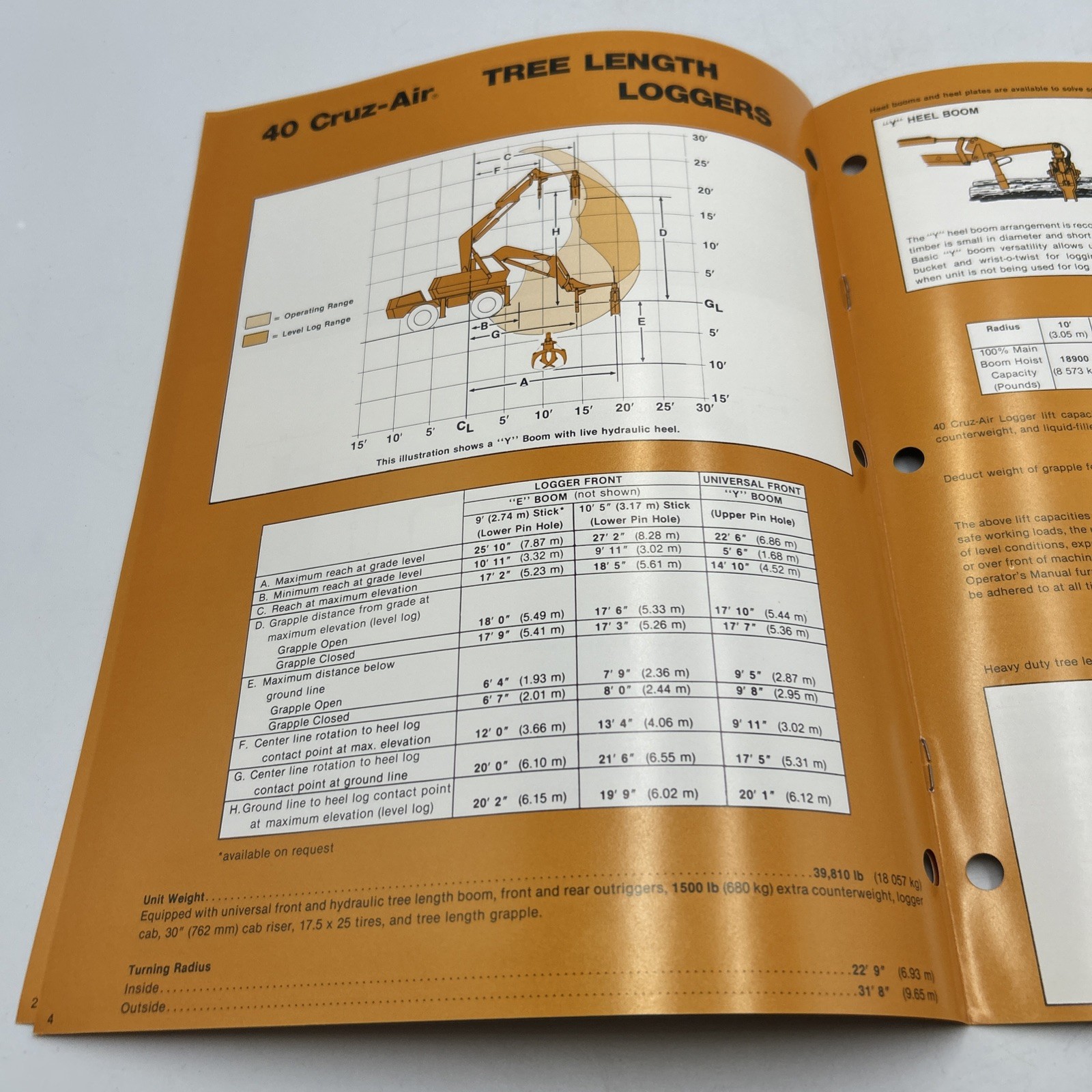 Drott 40 Cruz-Air Loggers Dealer&rsquo;s Brochure Tenneco Company