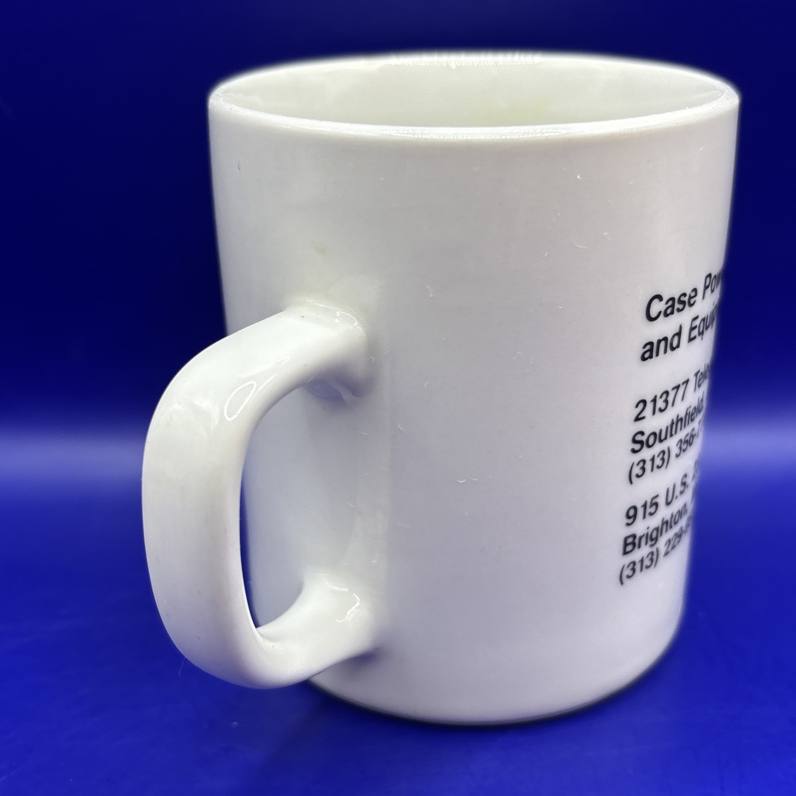 CASE Power and Equipment Promotional White Ceramic 10-ounce Coffee Mug- Michigan