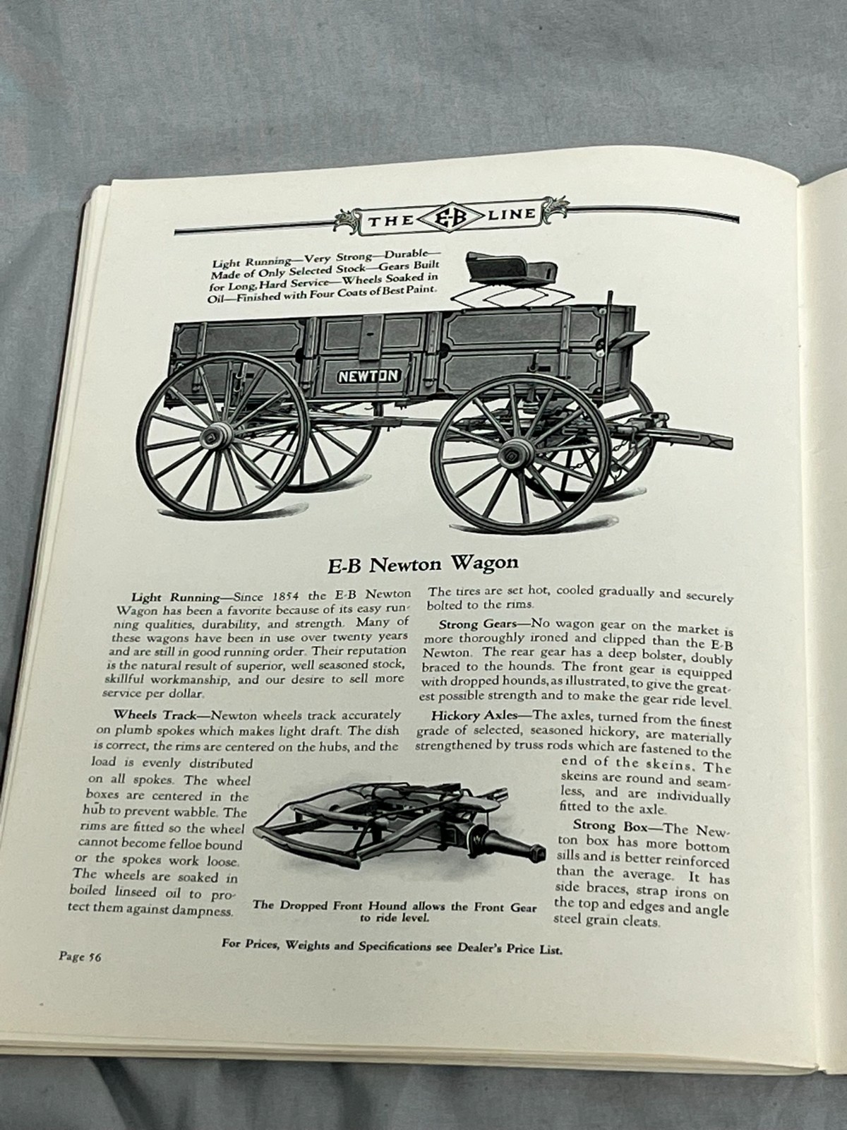 1920s E-B Emerson Brantingham Tractor DEALERS Catalog Brochure hit miss Engine
