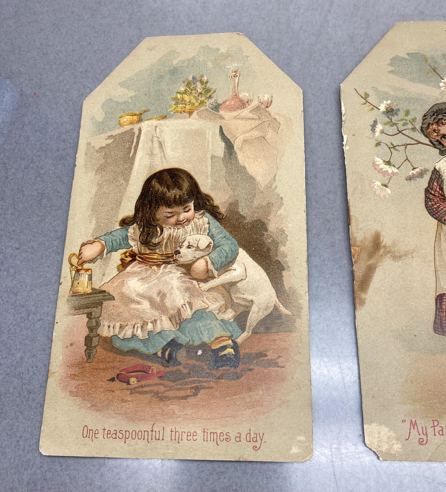 Antique Deering Mower And Reaper Pair Of Victorian Trade Cards