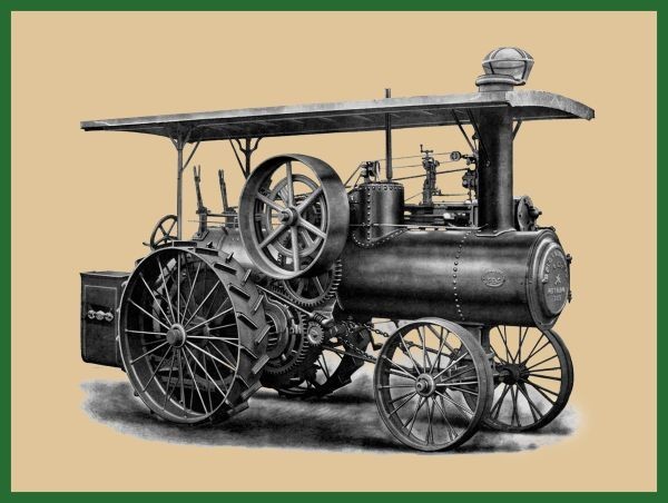 Keck Gonnerman Traction Engine, Mt. Vernon IN NEW Metal Sign: 12×16&Prime; Free Ship
