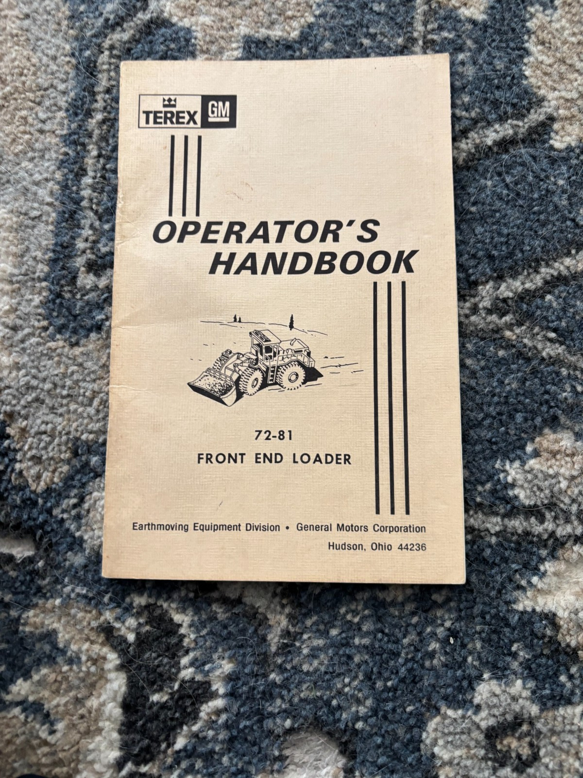 Terex TS-72-81 Wheel Loader Operator&rsquo;s Handbook Brochure AMIL26