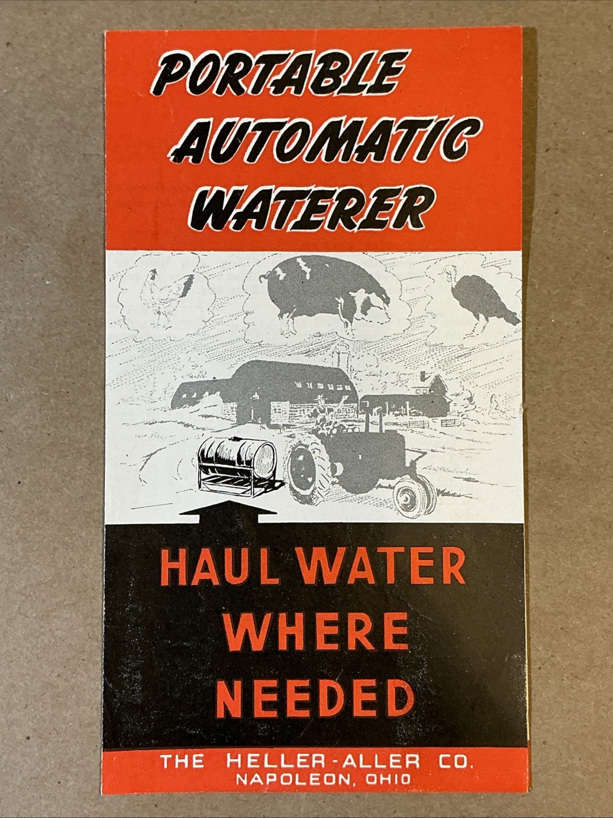 Group Of 7 Heller Aller Co. Brochures 1950s And Before Napoleon Ohio INV-P1162