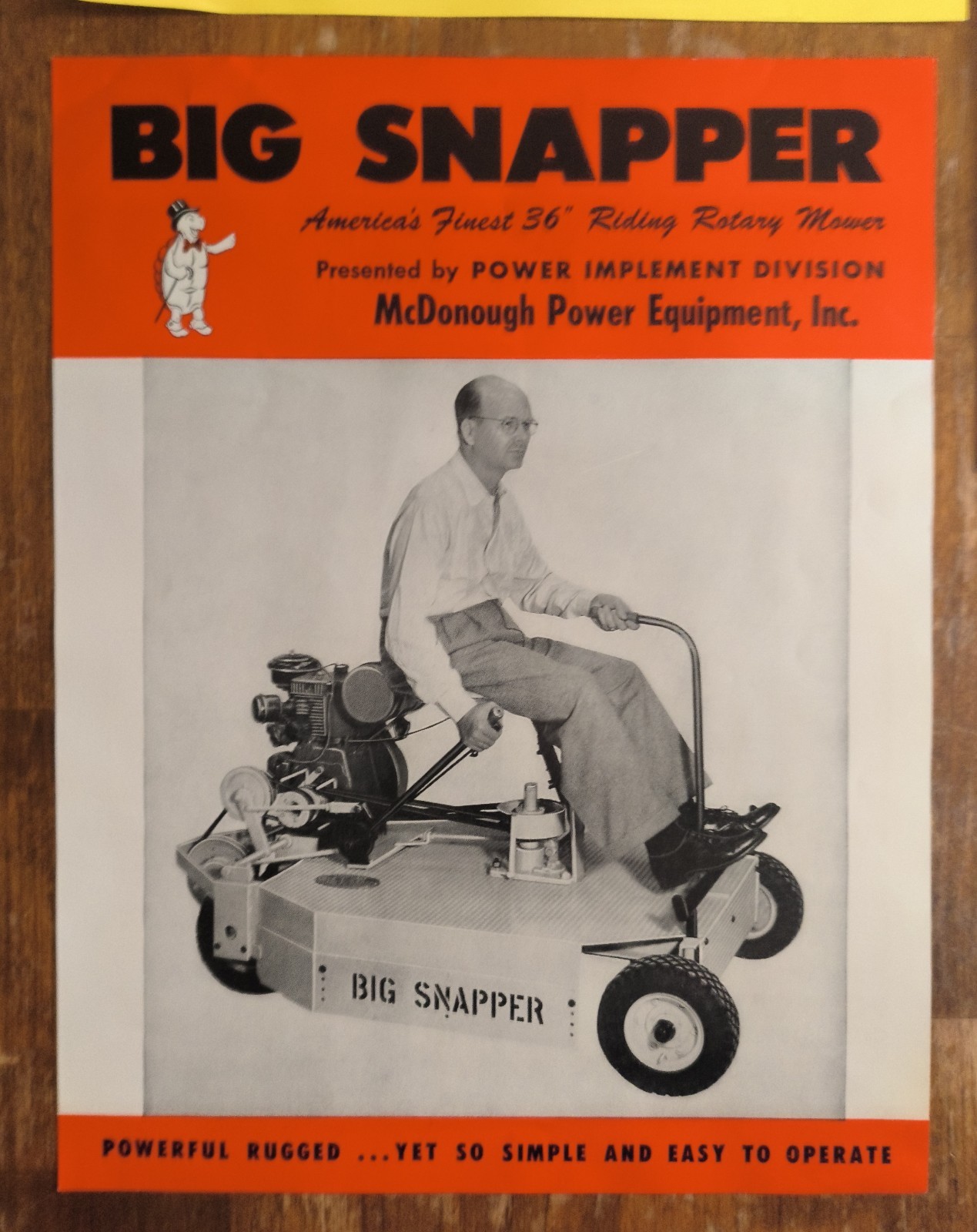 McDonough Power Lawn Mower East Point Ga. SNAPPER LINE 5pc FLYER & BROCHURE SET