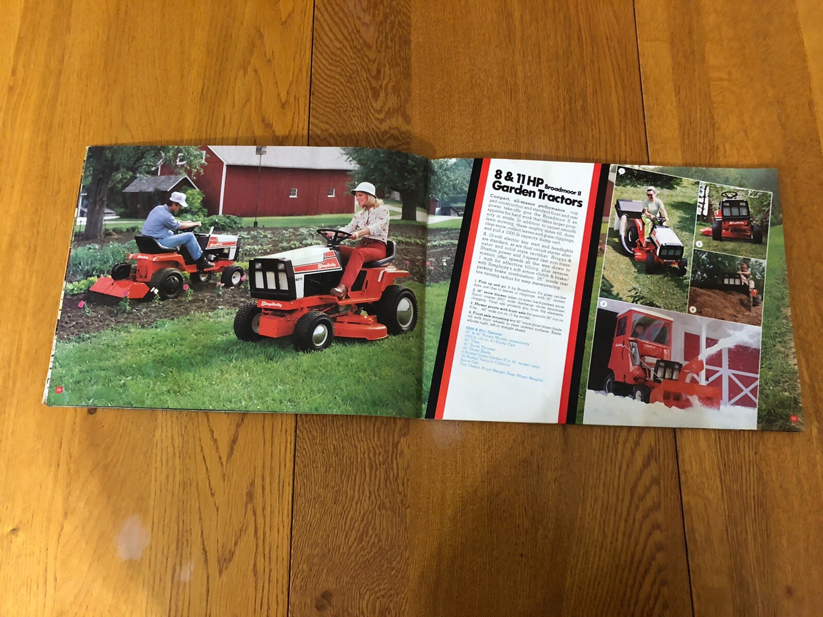 VTG 1978 SIMPLICITY LAWN MOWER GARDEN TRACTOR SALES CATALOG USA 23 PAGES