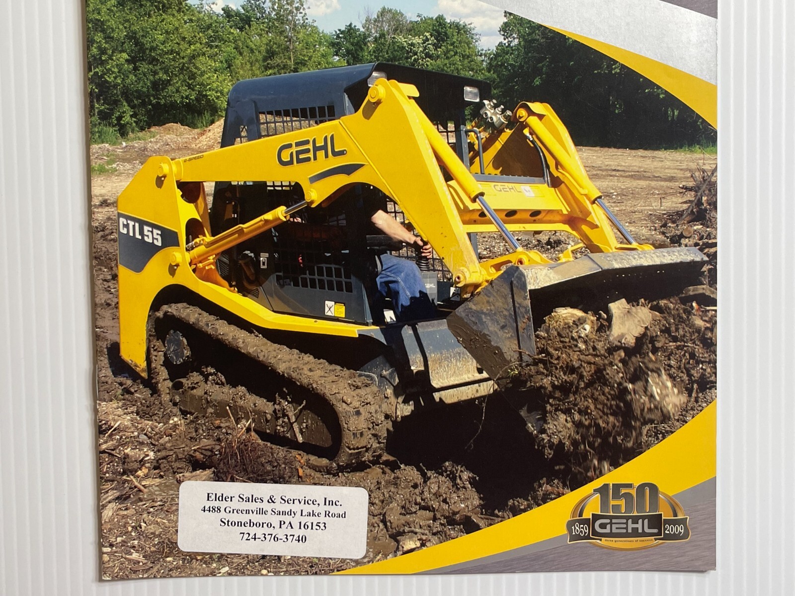 GEHL Full Line Compact Track Loaders Sales Brochure *2009* (Showroom Sales Book)