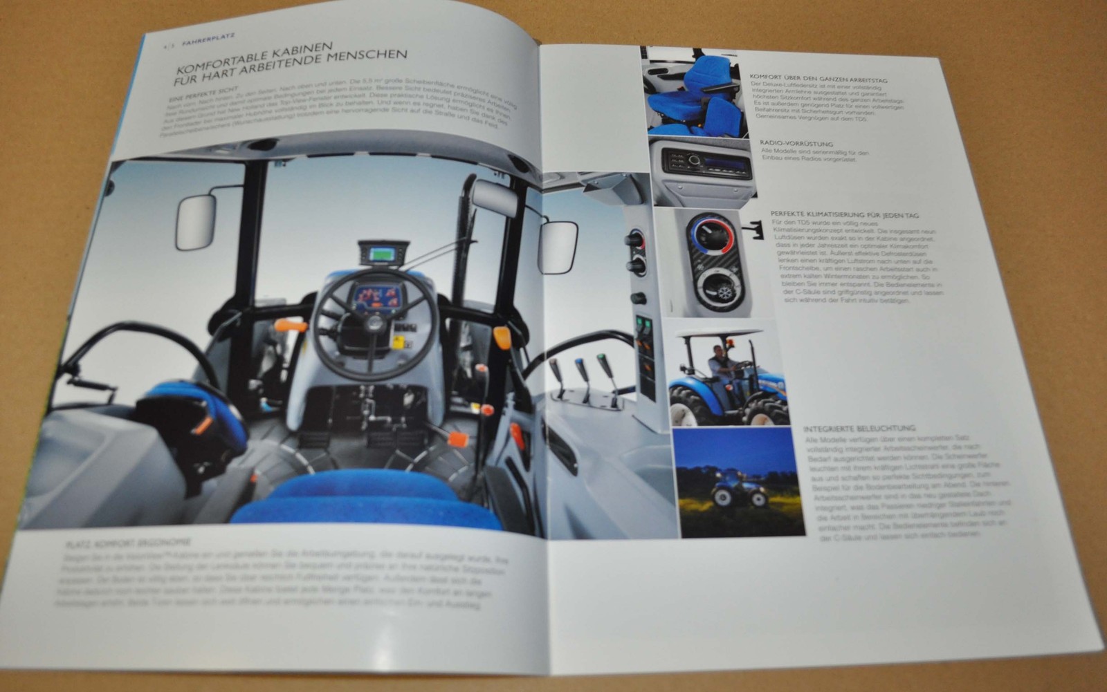2013 New Holland TD5 Series Tractor Brochure Prospekt DE