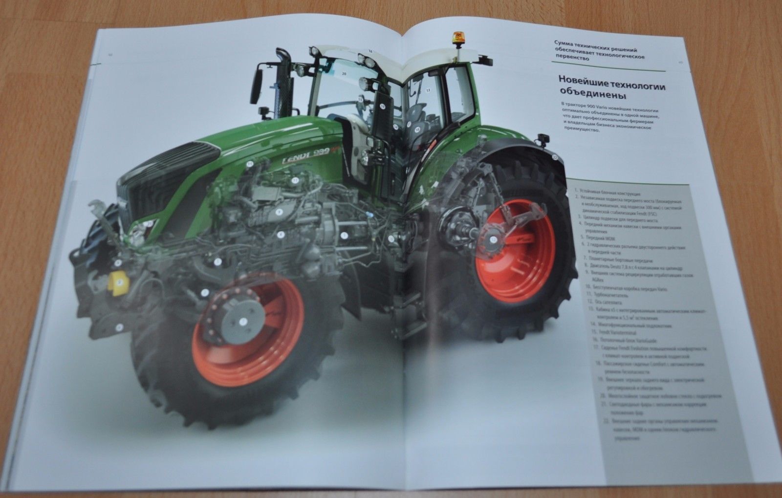 Fendt 900 Vario Tractor Brochure Prospekt RU