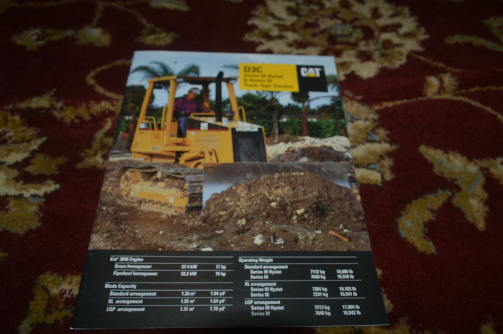 Caterpillar CAT D3C Crawler Dozer Brochure FCCA
