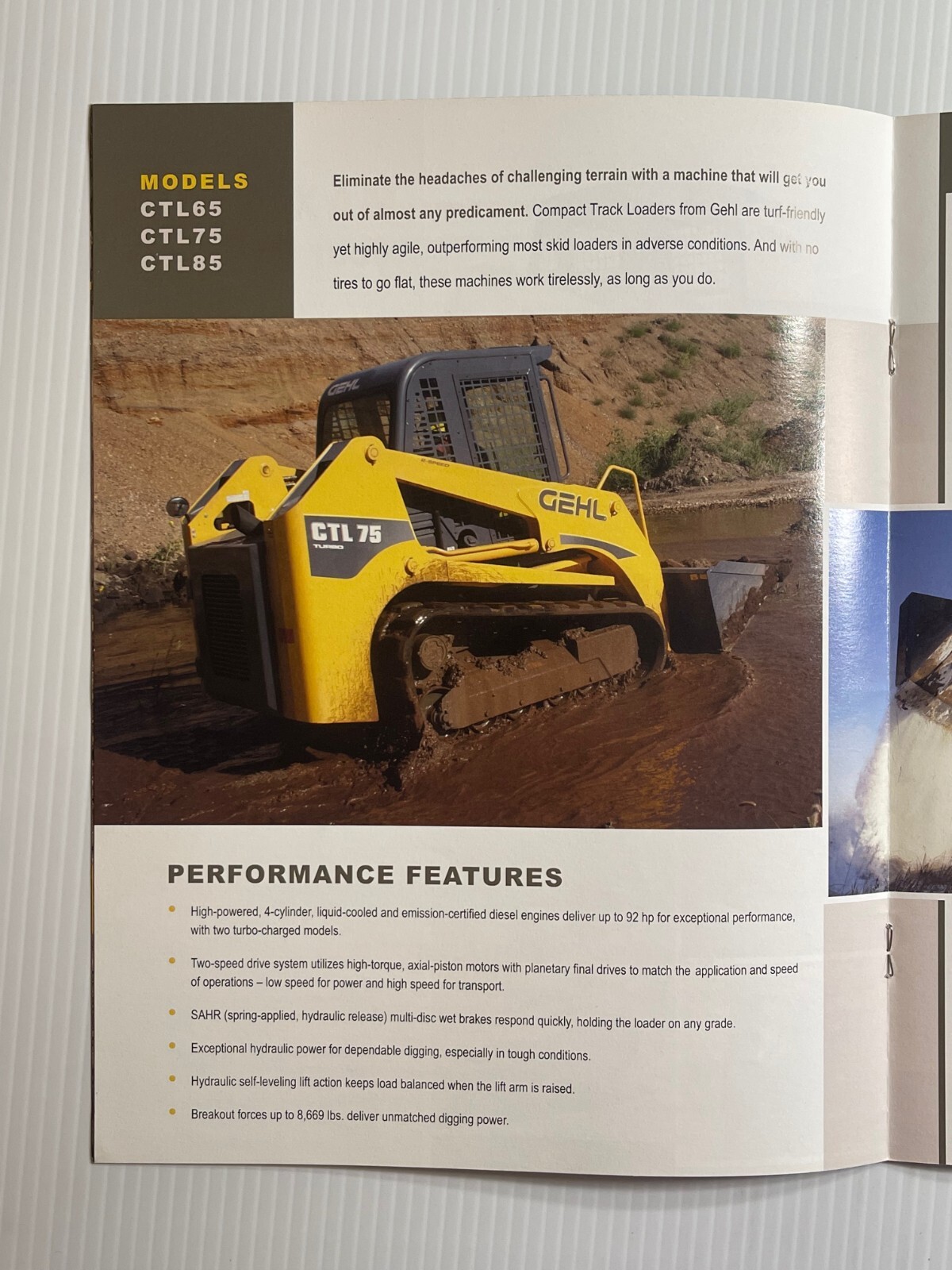 GEHL Compact Track Loaders Sales Brochure *2008 (Showroom Sales Book)