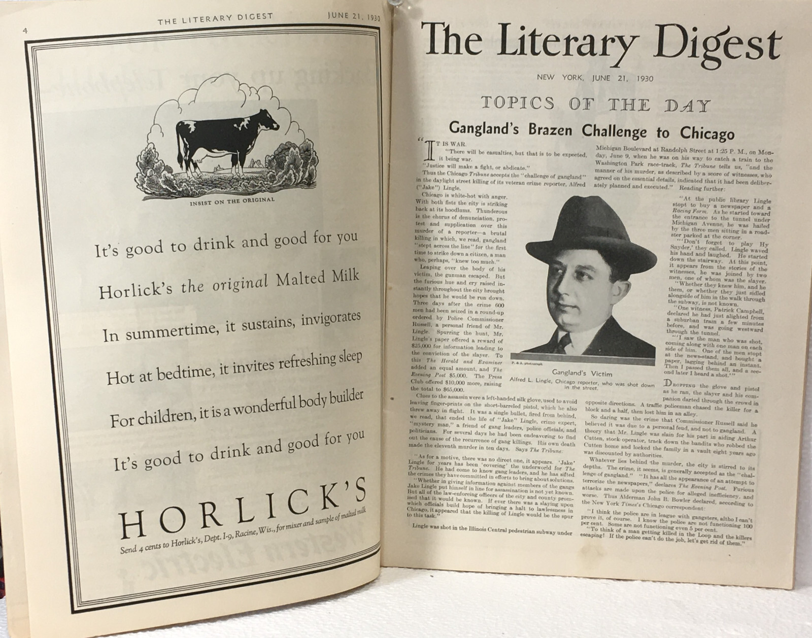 THE LITERARY MAGAZINE — JUNE 21, 1930