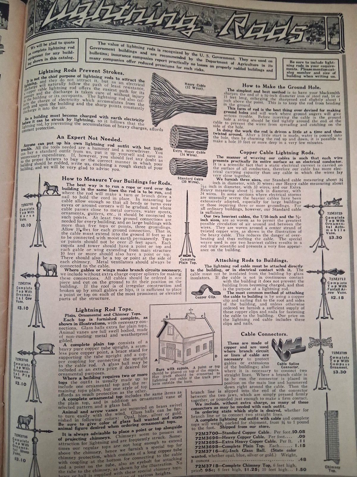 1925 Sears Honor Bilt Barn Catalog Modern Farm Buildings Complete Gothic Roof