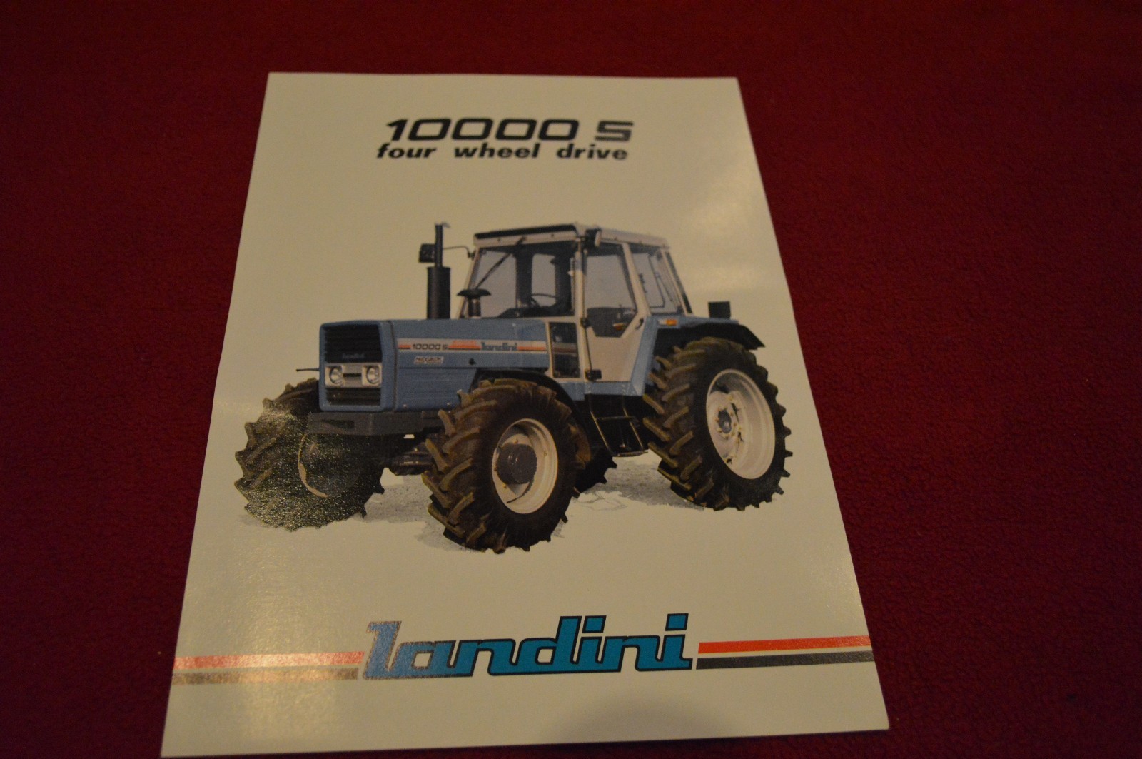 Landini 10000 S 4X4 Tractor Dealer&rsquo;s Brochure 765 LCOH