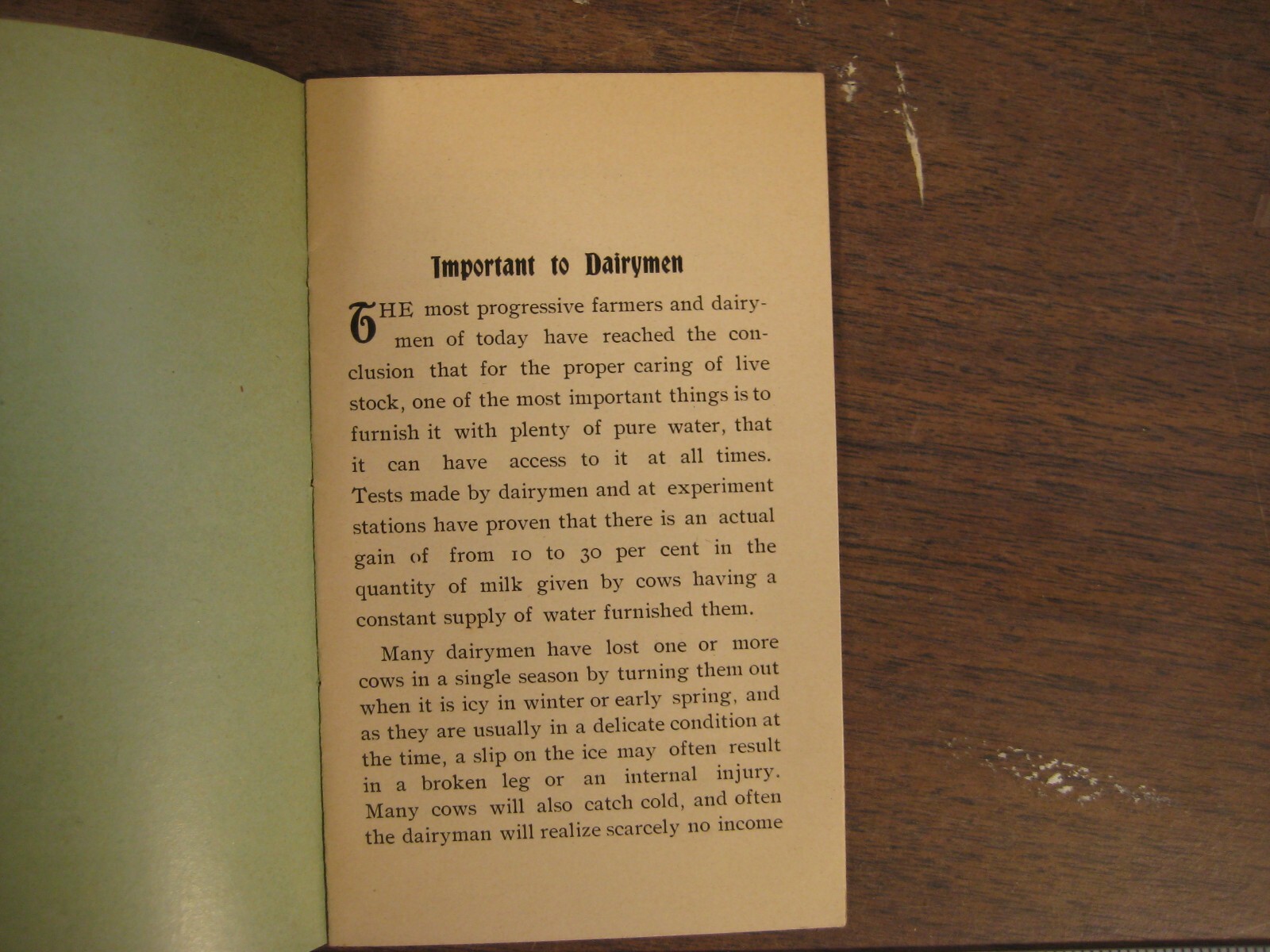 F. H. Chace&rsquo;s Stock Waterer 1900s Farm Advertising Pamphlet Sherman New York