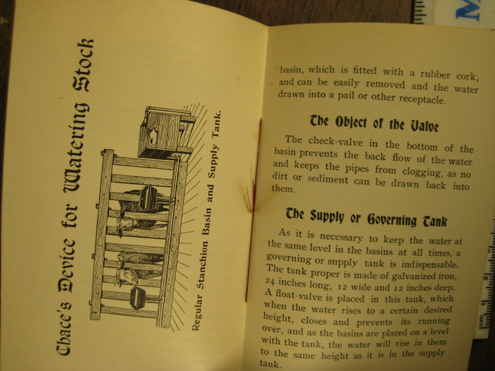 F. H. Chace&rsquo;s Stock Waterer 1900s Farm Advertising Pamphlet Sherman New York