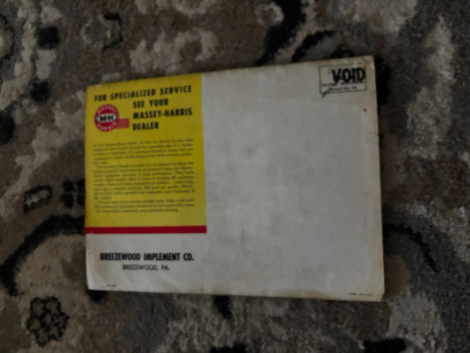 Massey Harris Buyers Guide for 1951 Brochure DCPA26