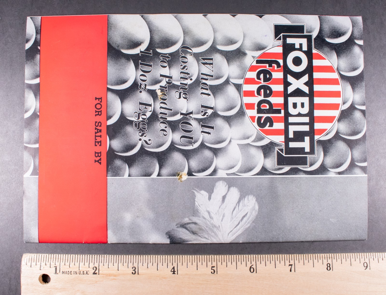 Vintage Agriculture Advertising Foxbilt Feeds Brochure Chicken Farming 1944