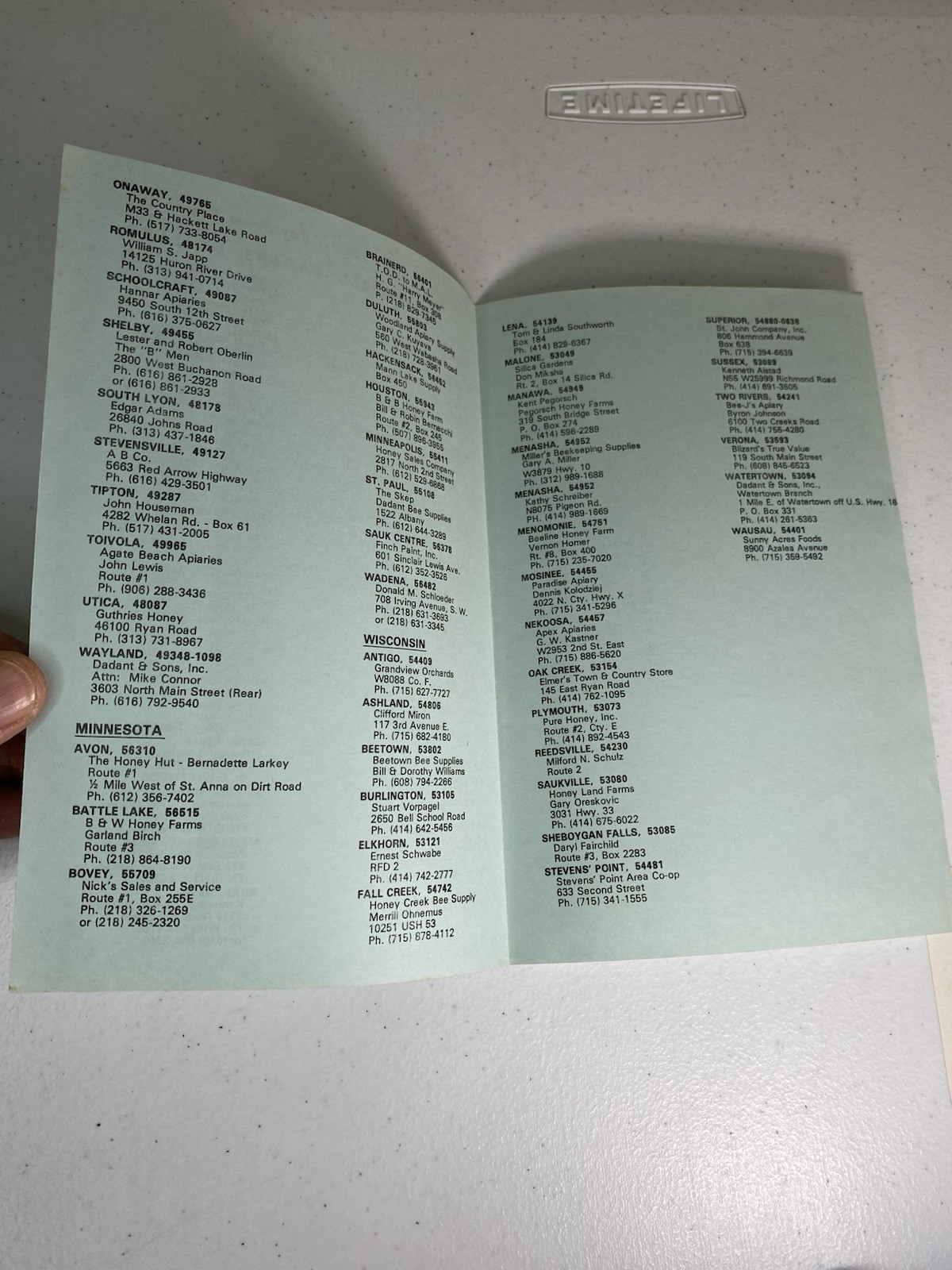 Dadant Beekeepers 1983 Catalog Envelope Order Form