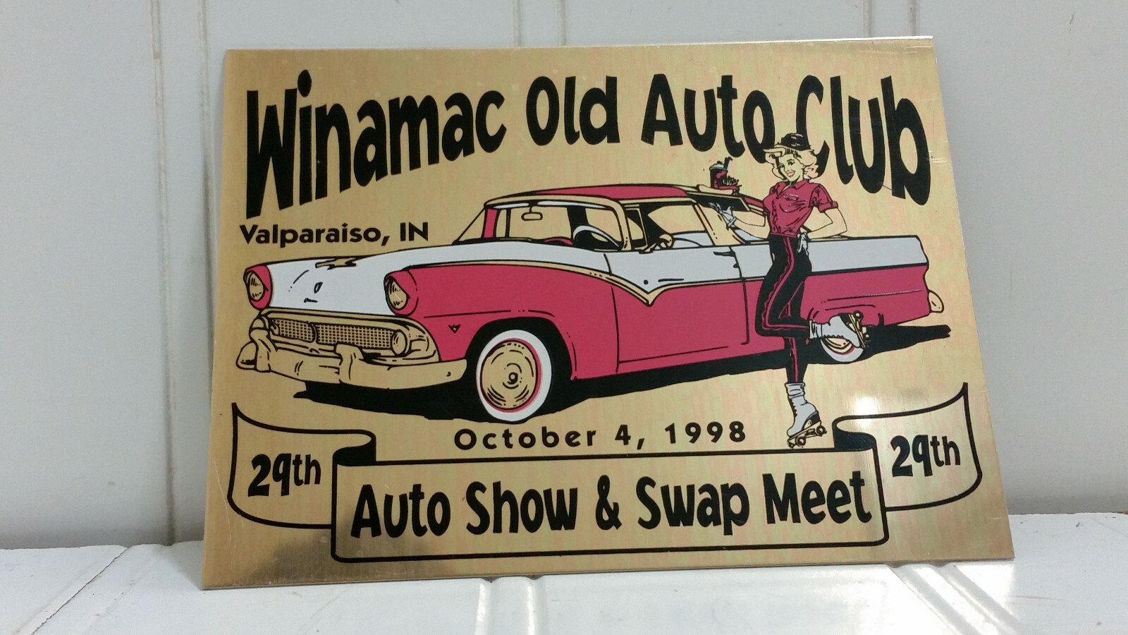 Old Auto Club & Hesston Antique Steam Power Show EXHIBITOR PLAQUE Lot Exibits