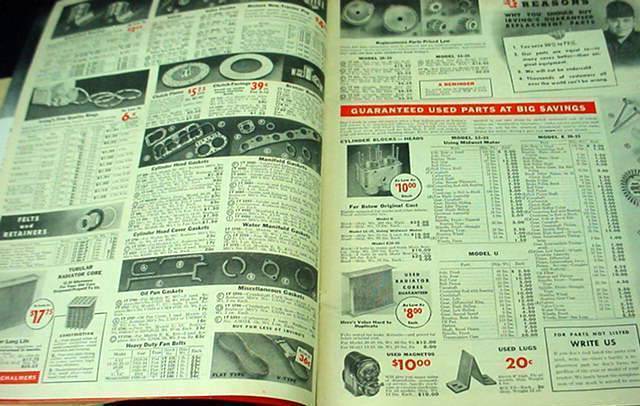1940 Irving&rsquo;s Tractor Lug Co Replacement New & Used Parts Catalog WW2 Era