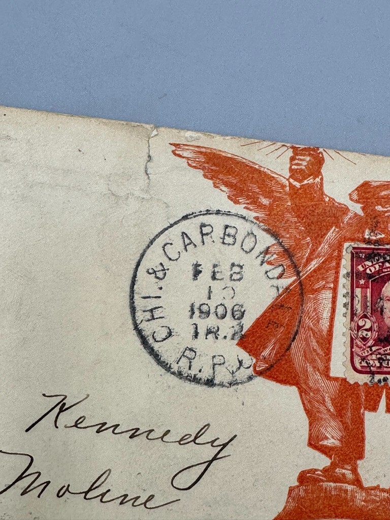 1880 – 1906 MOLINE PLOW Illustrated Postal Covers FARM Advertising Envelope