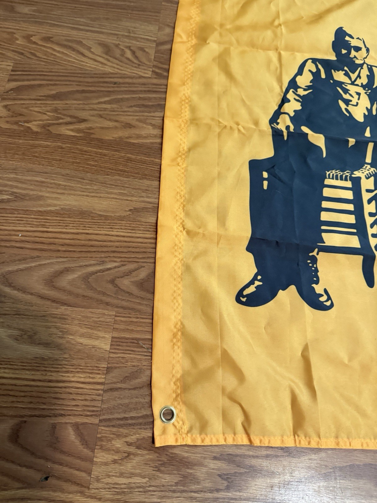 Cracker Barrel Ole Country Store Large Flag 34 x 58 Nice No Wear Gold