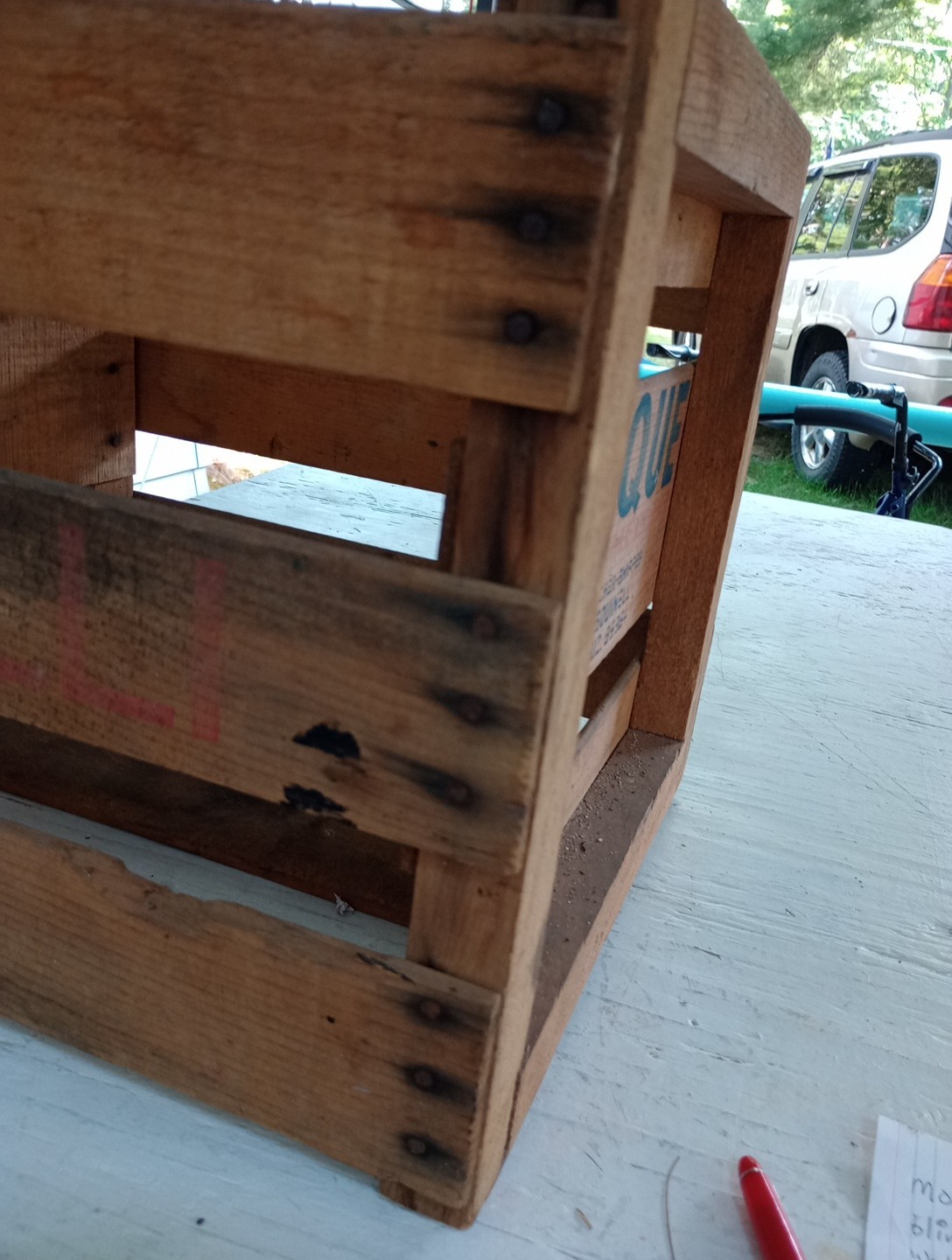 Vintage Wooden Crate – Pasque – Grower Packer Shipper – ZUMA ARIZONA 17x14x14&Prime;