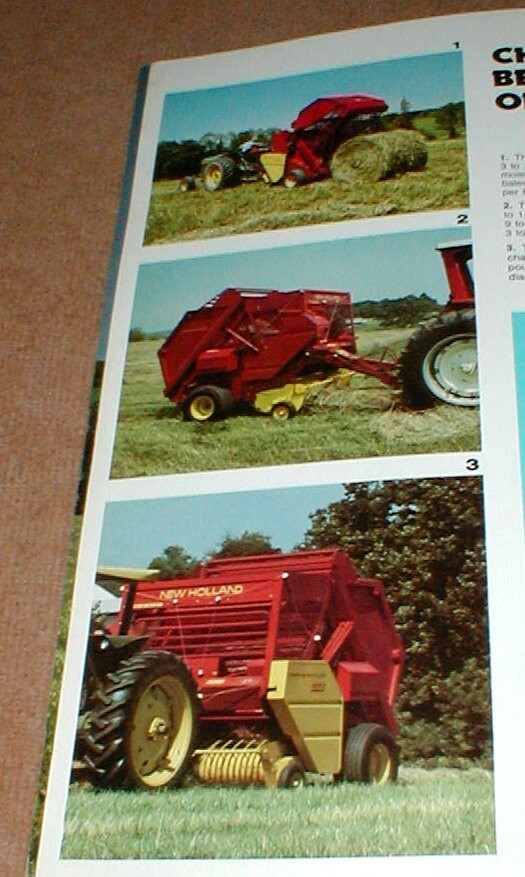 Sperry New Holland Round Baling Systems 1979 Full Color 12 Page Dealer Brochure