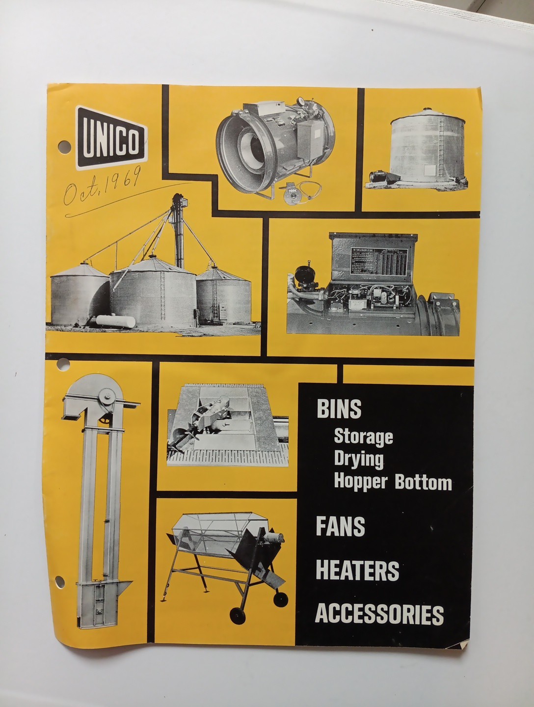 3 Farm Equipment Unico AFSCO Northco-matic Sales Advertising Flyer Brochures