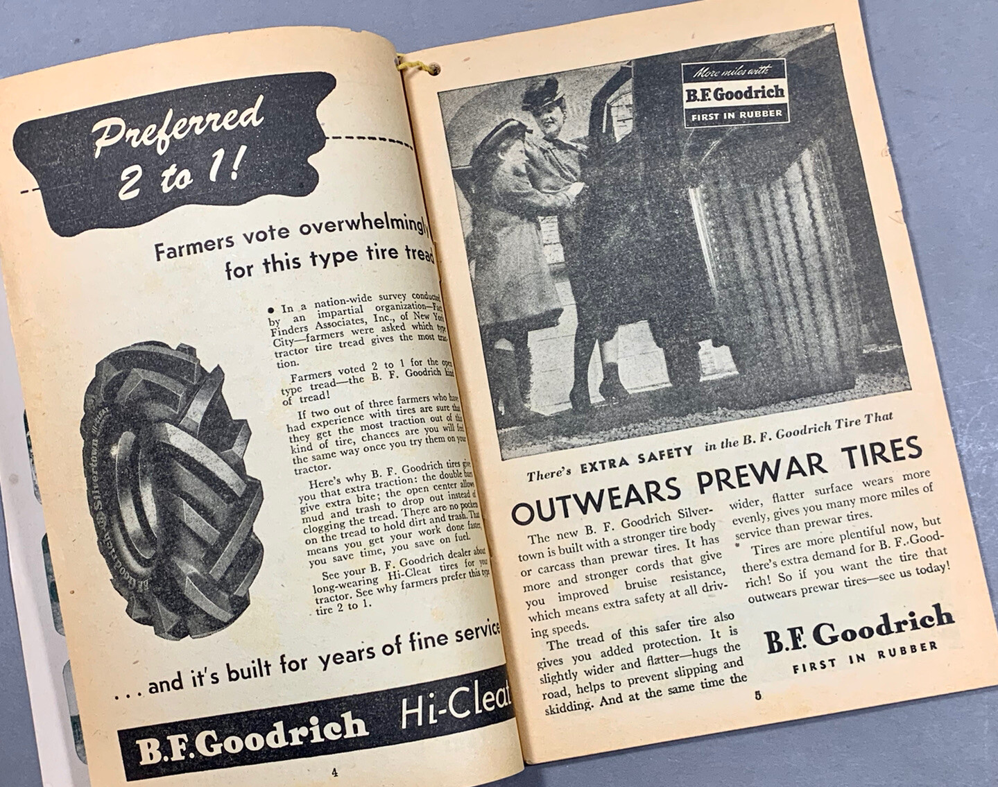 Vintage 1947 B. F. Goodrich Farmer&rsquo;s Handbook & Almanac